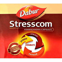Thumbnail for Dabur Stresscom Ashwagandha 12 Strips X 10 Capsules - Distacart