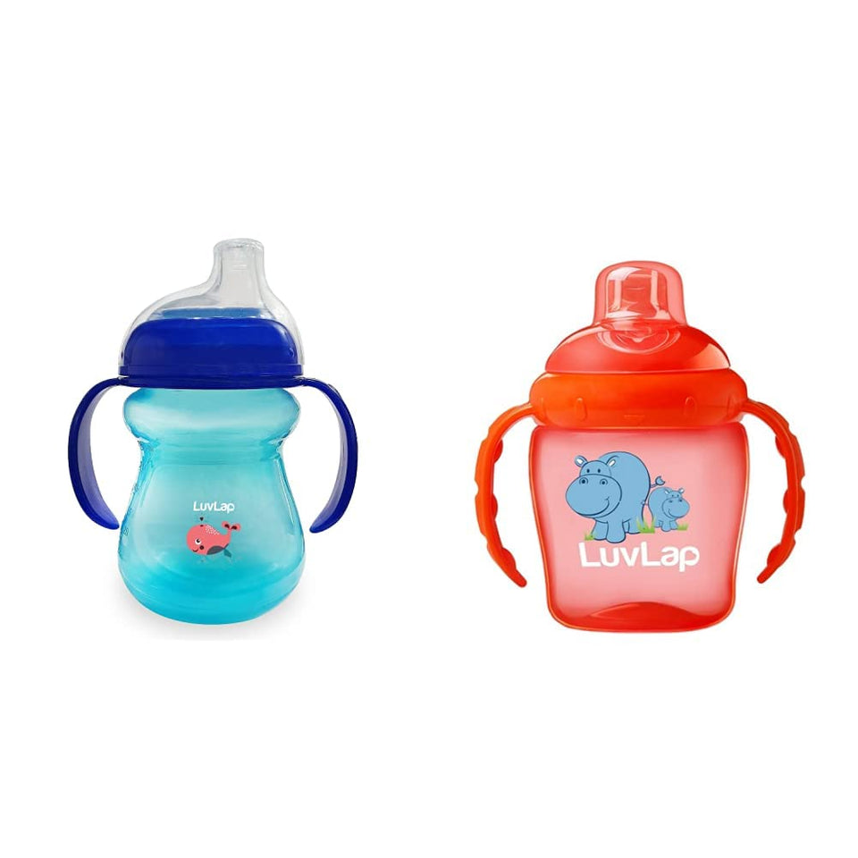 Buy LuvLap Moby Little Sipper/ Sippy Cup Combo Online At Low Prices