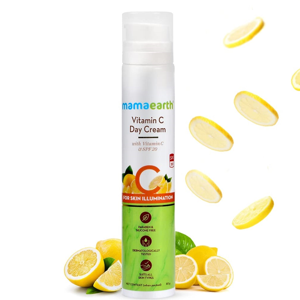 Mamaearth Vitamin C Face Cream For Skin Illumination - Distacart