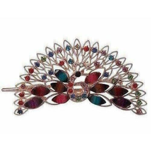 Peacock Hair Band / Hair Clip - Distacart