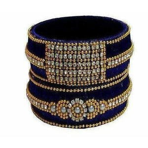 Silk thread bangles and ear rings - Distacart
