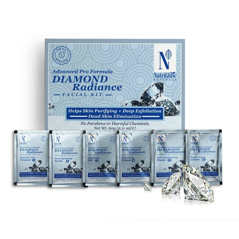 NutriGlow NATURAL'S Advanced Pro Formula Diamond Radiance Facial Kit - Distacart