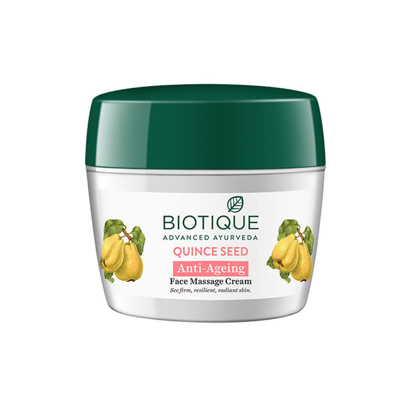 Biotique Advanced Ayurveda Bio Quince Seed Nourishing Face Massage Cream - Distacart