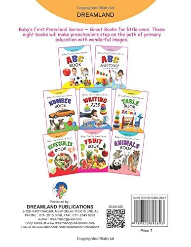 Dreamland Baby's First Pre-School Series - Vegetables - Distacart