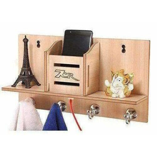 Mobile Stand for Charging Purpose with Multipurpose Hooks for Keys - Distacart