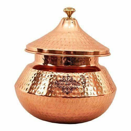 Steel Copper Punjabi Handi Bowl, Serve ware and Table ware - Distacart