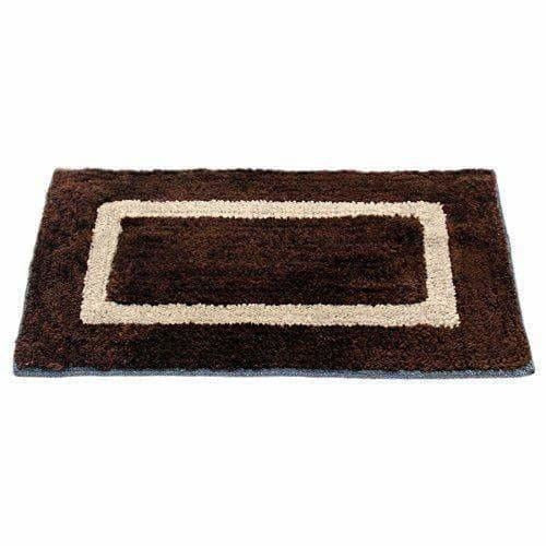 Handicraft Style Eco Series 2 Piece Cotton Blend Door Mat - 16"x24", Grey and Brown - Distacart