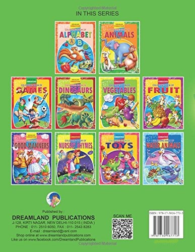 Dreamland Creative Colouring book - 10 titles (Pack) - Distacart