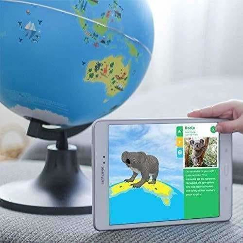 The Educational, Augmented Reality Based Globe for Kids, 4-10 Years - Distacart