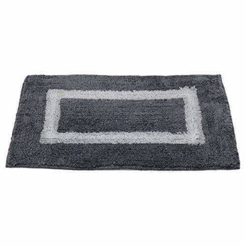 Handicraft Style Eco Series 2 Piece Cotton Blend Door Mat - 16"x24", Grey and Brown - Distacart