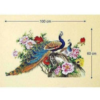 Thumbnail for Multi color Peacock Birds Nature Wall Sticker - Model 2 - Distacart