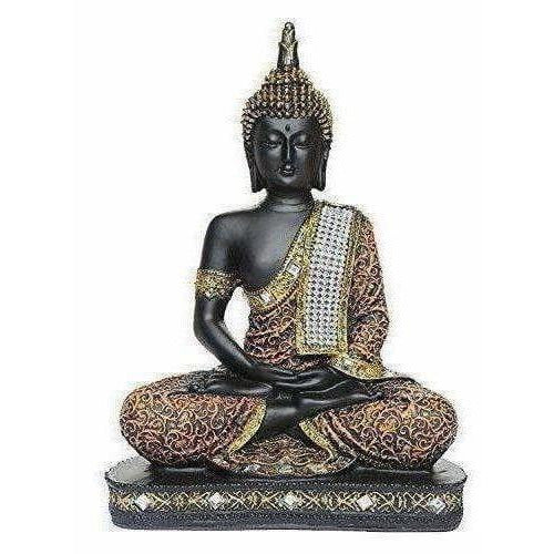 Sitting Buddha Idol Statue - Showpiece - Distacart