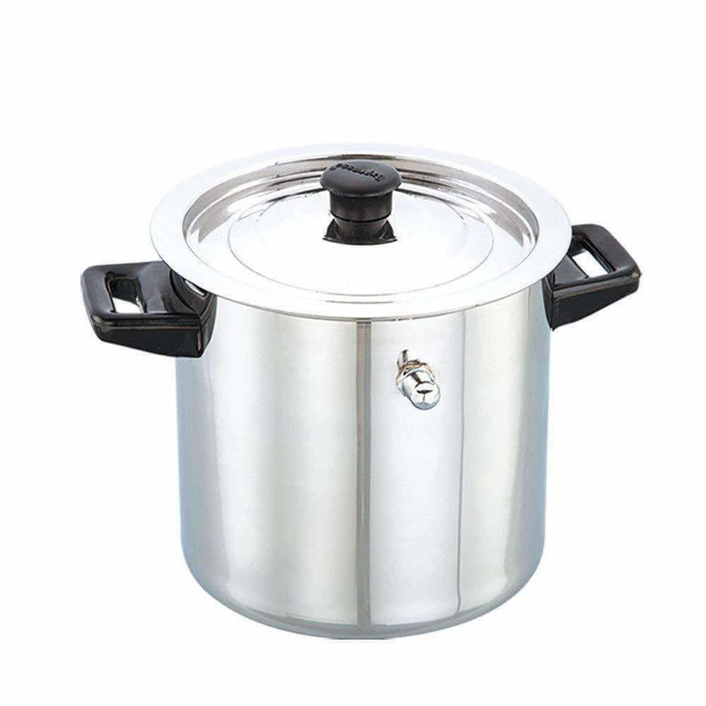 Stainless Steel Cookware Finish Look Heat Insulated Water Boiler Silver - Distacart