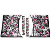 Thumbnail for Pink Flower Fridge Top Cover And 2 Fridge Handle Covers - Distacart