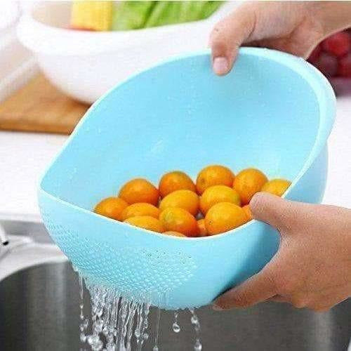 Plastic Drain vegatable Fruit Basket - Distacart