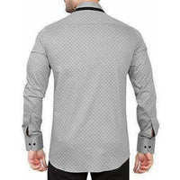 Thumbnail for Men's Cotton Casual Polka Printed Shirt - Distacart