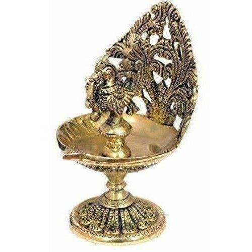 Brass Bird Design Oil Lamp - Distacart