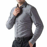 Thumbnail for Men's Cotton Solid Full Sleeve Shirts - Distacart