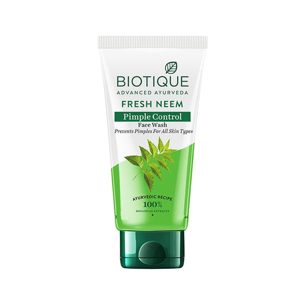 Biotique Advanced Ayurveda Bio Neem Purifying Face Wash - Distacart
