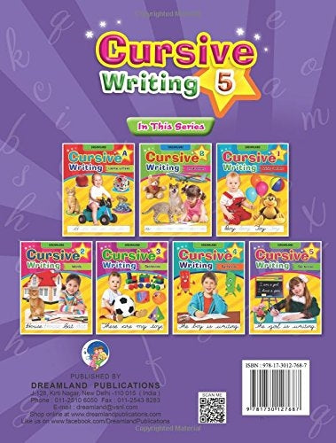 Dreamland Cursive Writing Book (Sentences) Part 5 - Distacart