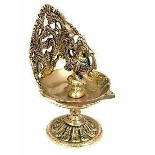 Brass Bird Design Oil Lamp - Distacart
