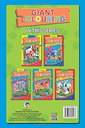 Dreamland Giant Colouring Book - 4 - Distacart