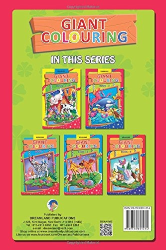 Dreamland Giant Colouring Book - 2 - Distacart