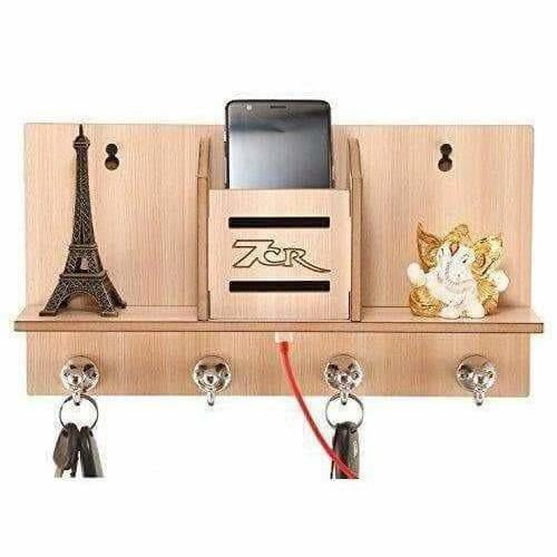 Mobile Stand for Charging Purpose with Multipurpose Hooks for Keys - Distacart