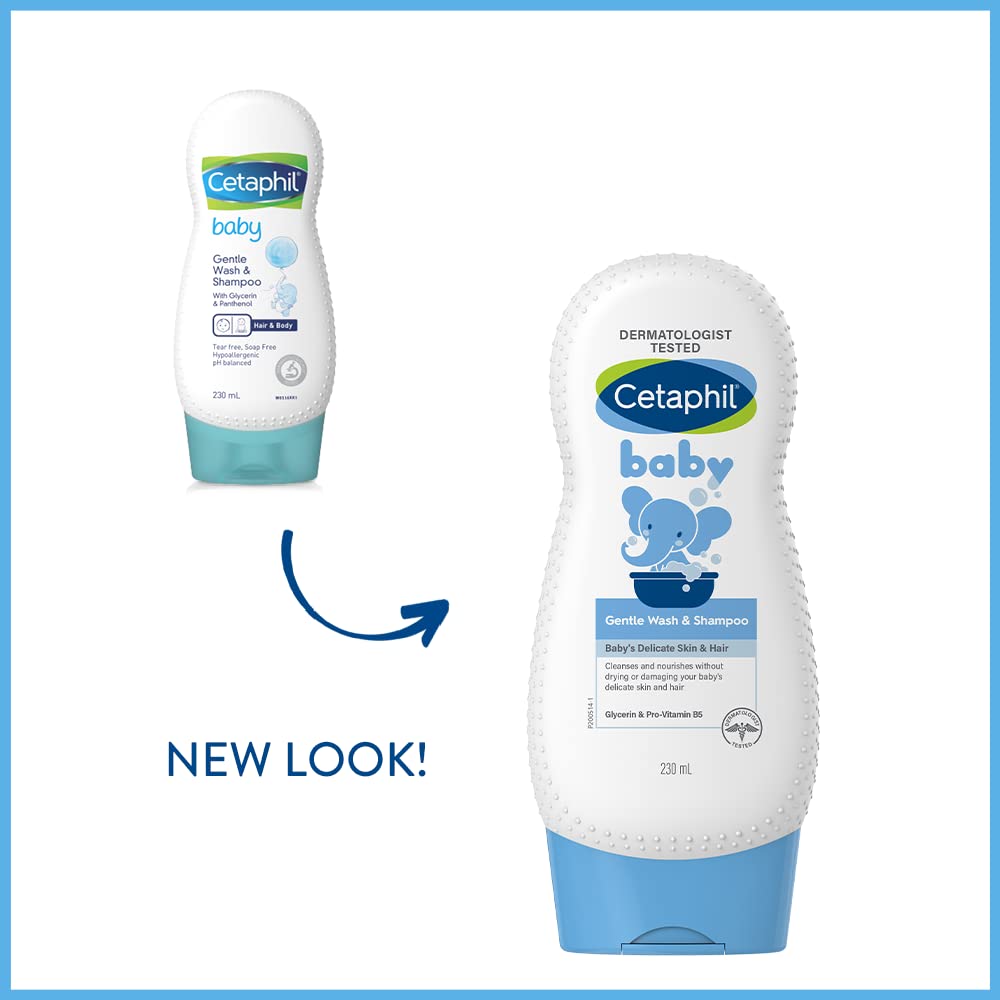 Cetaphil Baby Gentle Wash & Shampoo With Glycerin & Panthenol - Distacart