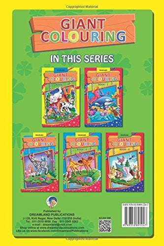 Dreamland Giant Colouring Book - 1 - Distacart