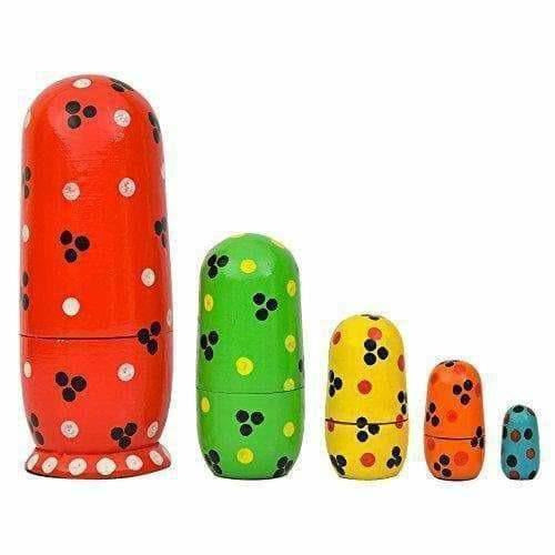 Indian doll - Kids Handmade Hand Painted Cute Wooden Indian Women Nesting Dolls - Distacart