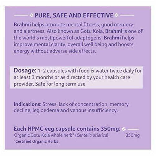 Brahmi / Organic India Gotu Kola