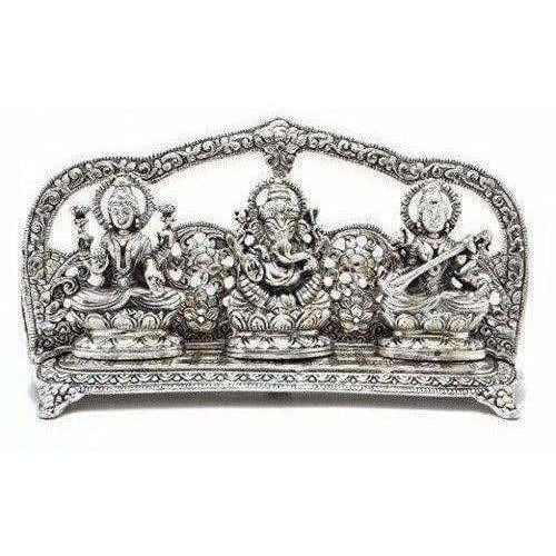 Laxmi Ganesha Saraswati Idol - Distacart