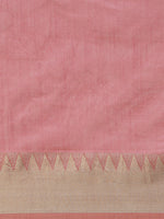 Thumbnail for Kalini Pink & Golden Pure Silk Saree - Distacart