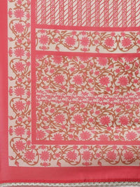 Thumbnail for Yufta Women Pink Printed Kurta with Trouser and Dupatta Set