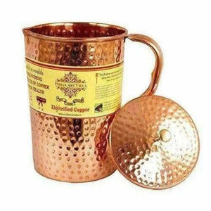 Copper Pitcher with 2 Glasses - Distacart