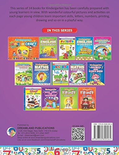 Dreamland Kindergarten Maths Work Book - Distacart