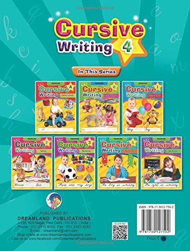 Dreamland Cursive Writing Book (Sentences) Part 4 - Distacart