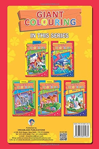 Dreamland Giant Colouring Book - 5 - Distacart