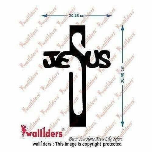Gold Color - Jesus 3D Acrylic Mirror Wall Sticker - Distacart