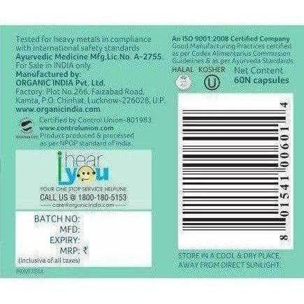 Organic India Breathe Free Capsules - Distacart