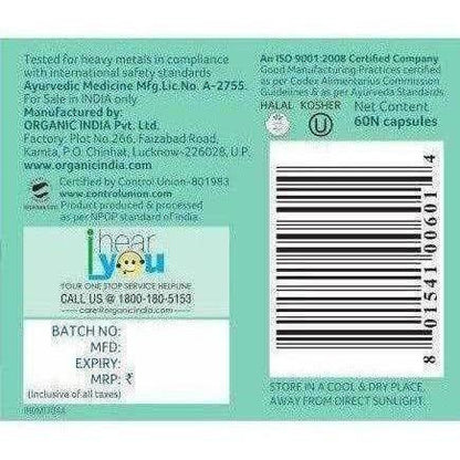 Organic India Breathe Free Capsules - Distacart