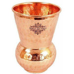 Thumbnail for Traditional Design Copper Thali Multi cuisine Dinnerware Set, 8 Pieces - Distacart