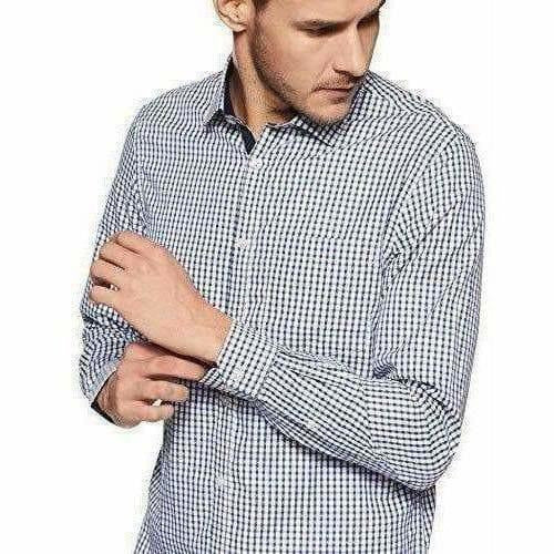 Men's Plain Regular Fit Formal Shirt - Distacart