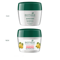 Thumbnail for Biotique Advanced Ayurveda Bio Quince Seed Nourishing Face Massage Cream - Distacart