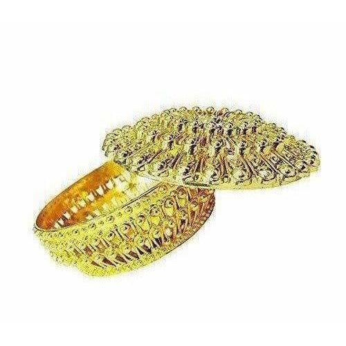 Golden - Decorative Organza Potli Basket (Pack Of 6) - Distacart