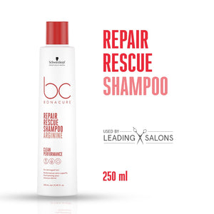 Schwarzkopf Professional Bonacure Repair Rescue Shampoo with Arginine - Distacart