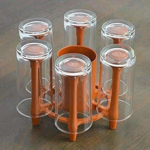 Plastic Glass and Spoon Holder - Distacart