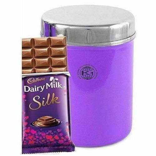 Stainless Steel Food Storage Containers, Set of 3 Piece, 13 cm, 1000 ml - Distacart