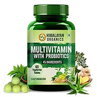 Thumbnail for Himalayan Organics Multivitamin With Probiotics Vegetarian Tablets - Distacart